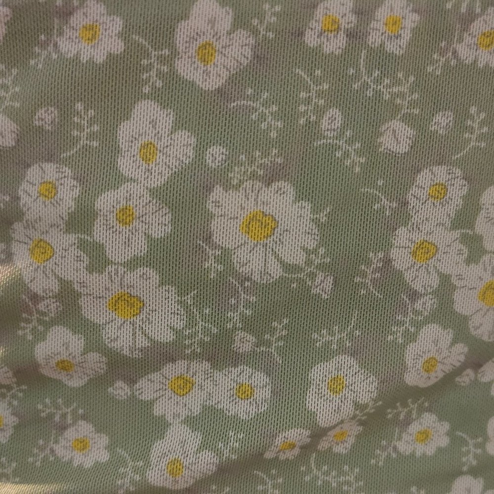 Green floral crop top - Picture 5 of 11
